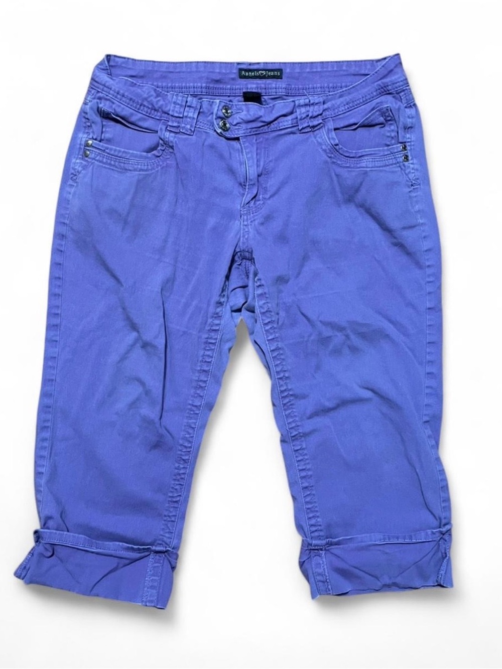 Angels Jeans Women's Purple Capris